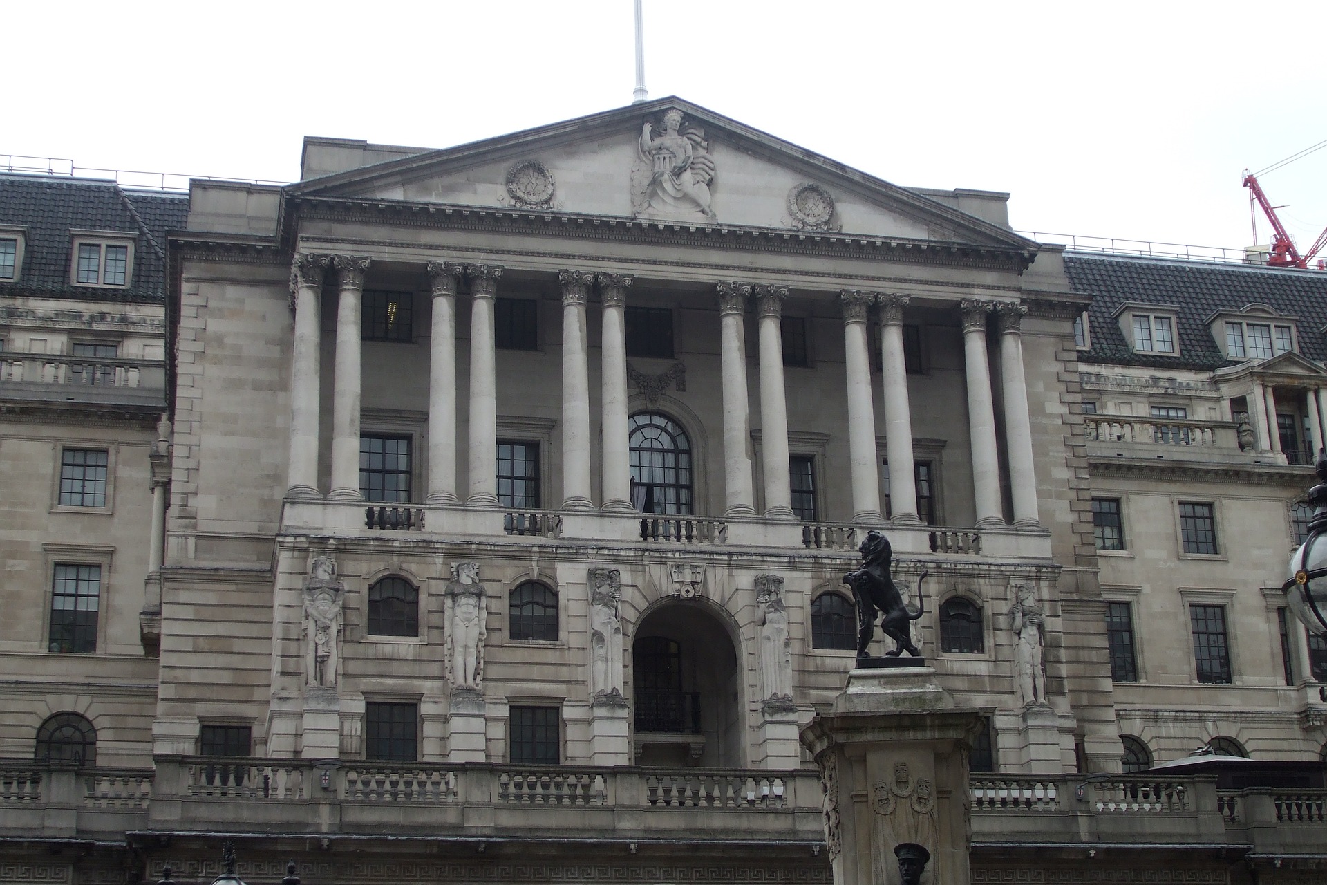 Bank of England building in London.