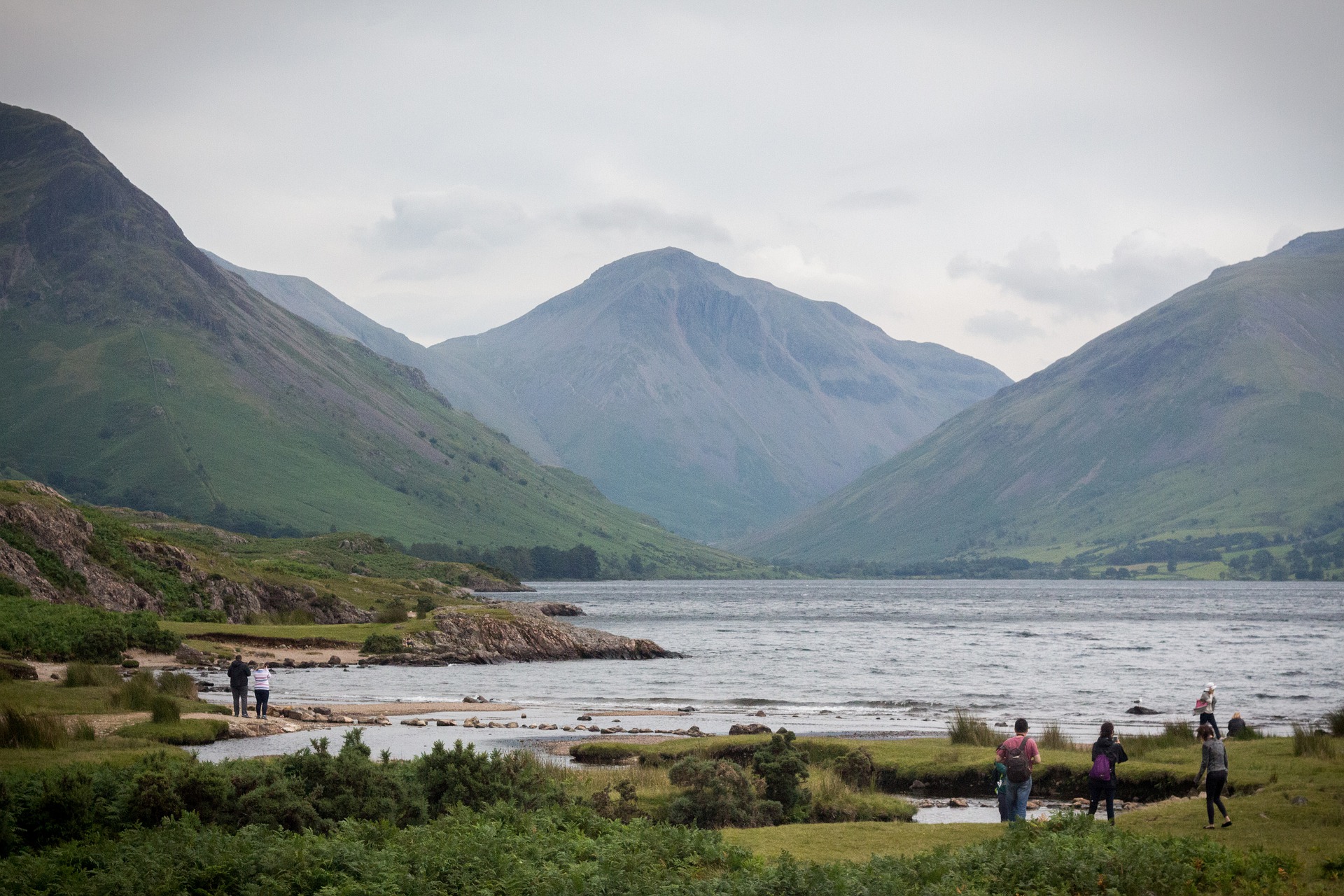 A scenic view of the Lake District