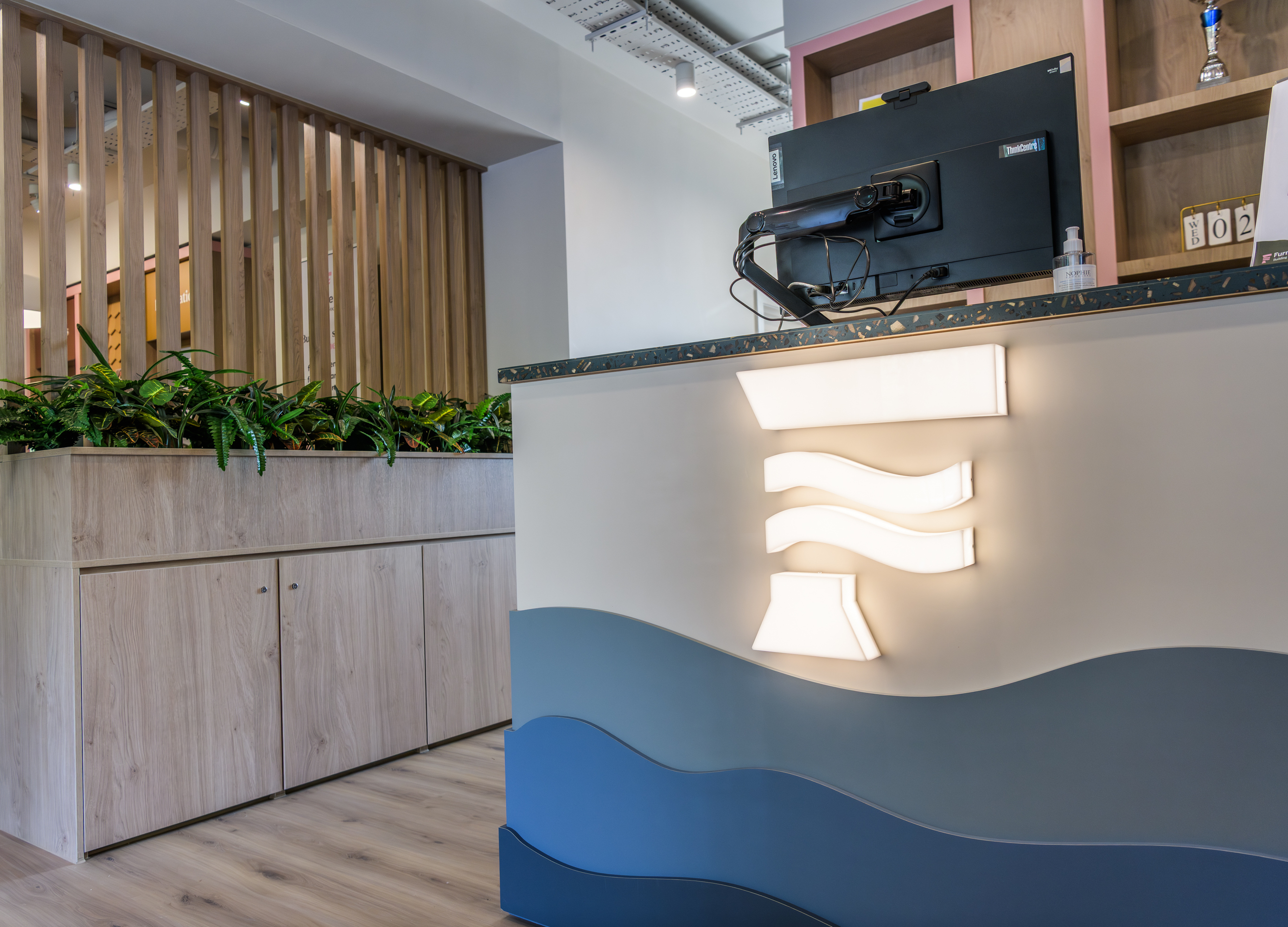 Front desk at a Furness Building Society branch